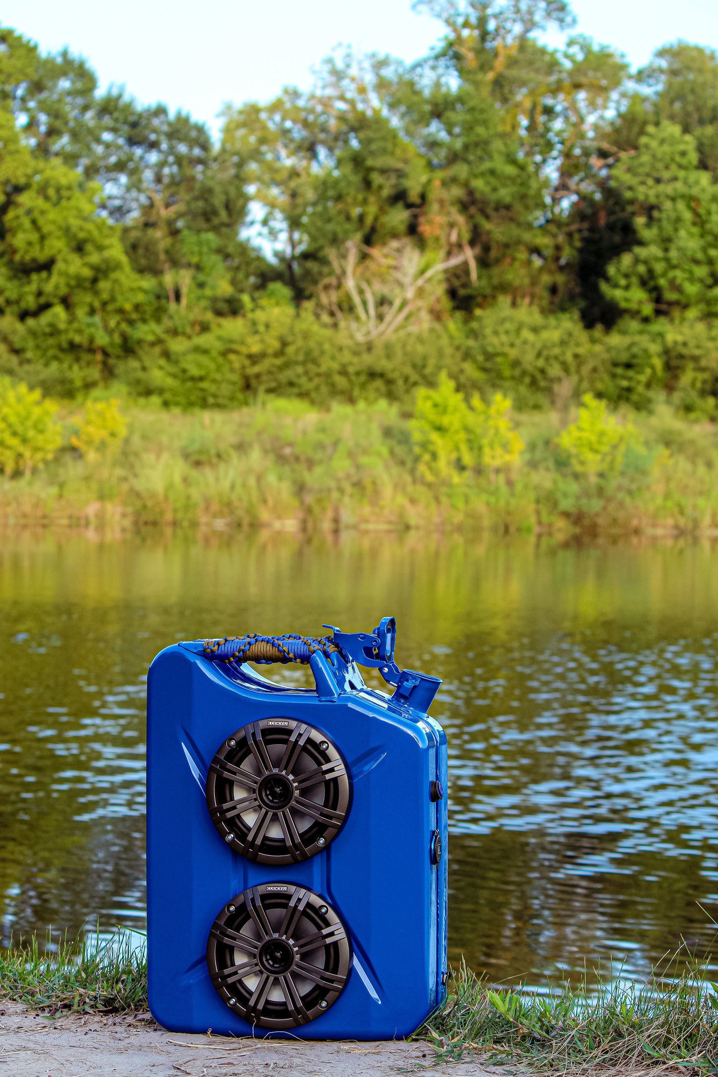 COBALT BLUE JERRY CAN RADIO