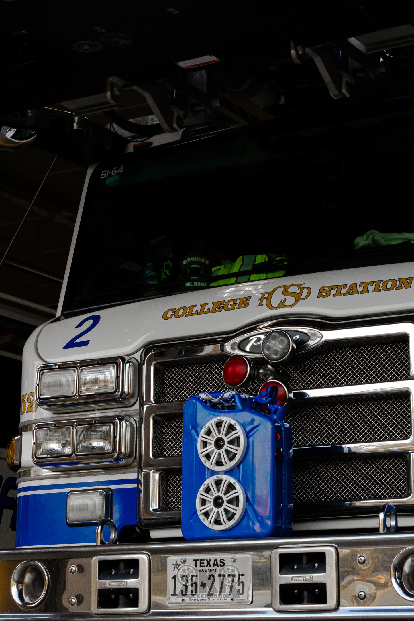 COBALT BLUE JERRY CAN RADIO