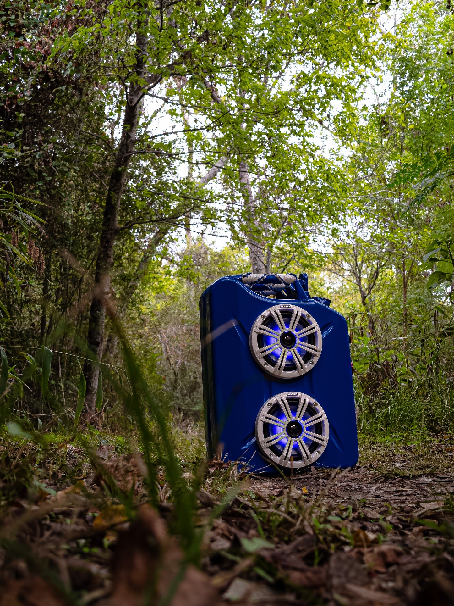COBALT BLUE JERRY CAN RADIO