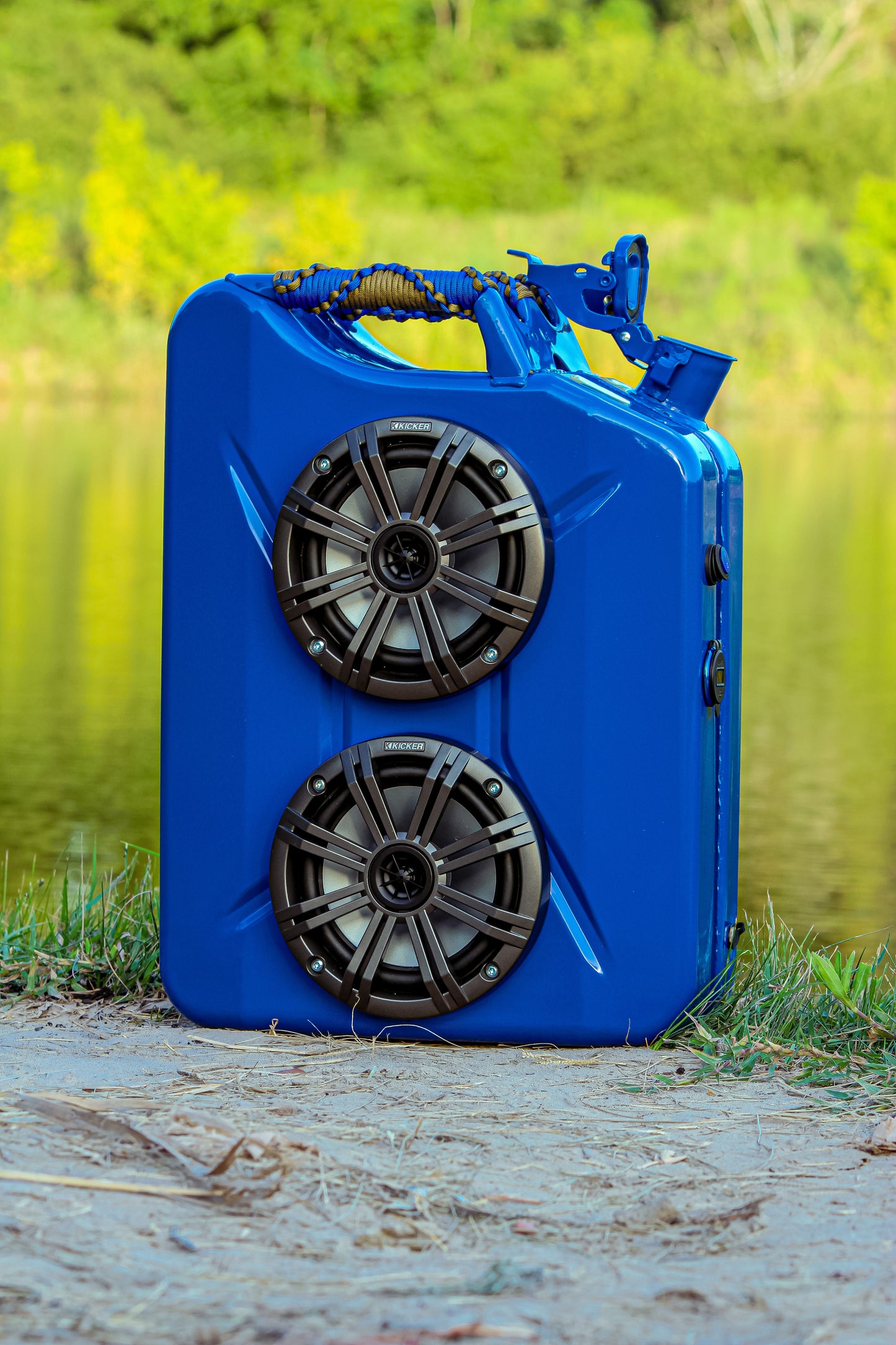 COBALT BLUE JERRY CAN RADIO